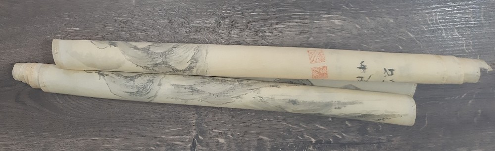 Landscape rolled close-up 2