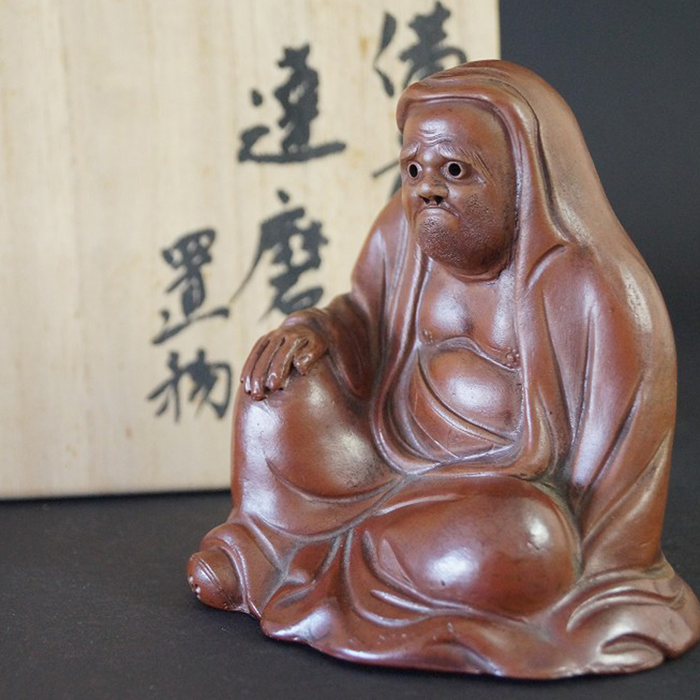 Figura Bodhidharmy podgląd zbliżenia motywu
