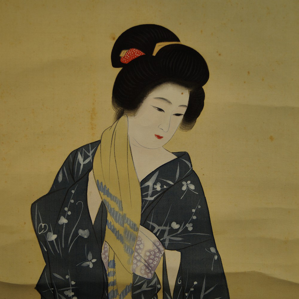 Schoenheit im Kimono Motiv Nahaufnahme Vorschau