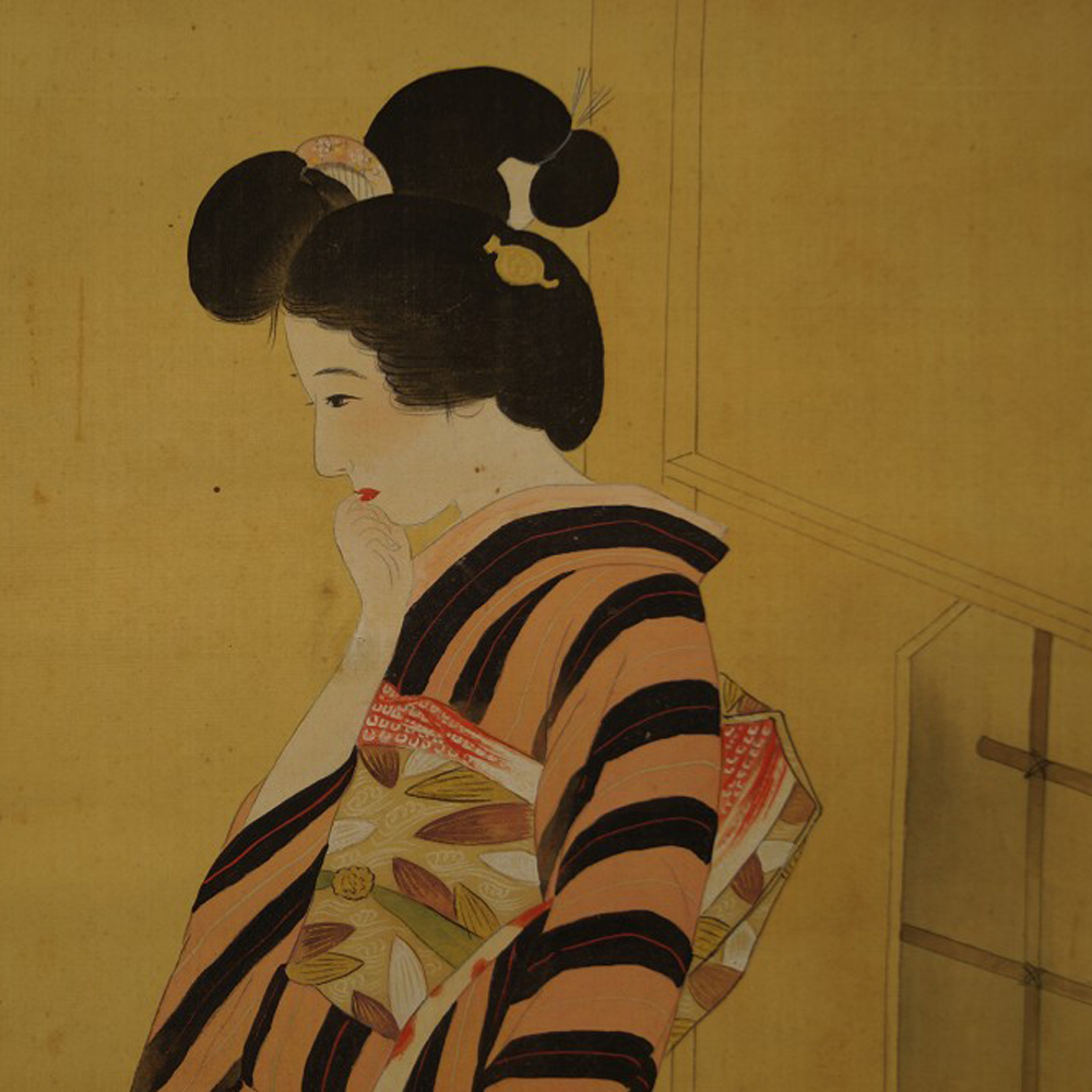 Schoenheit im Kimono von Chigusa Kitani Motiv Nahaufnahme Vorschau