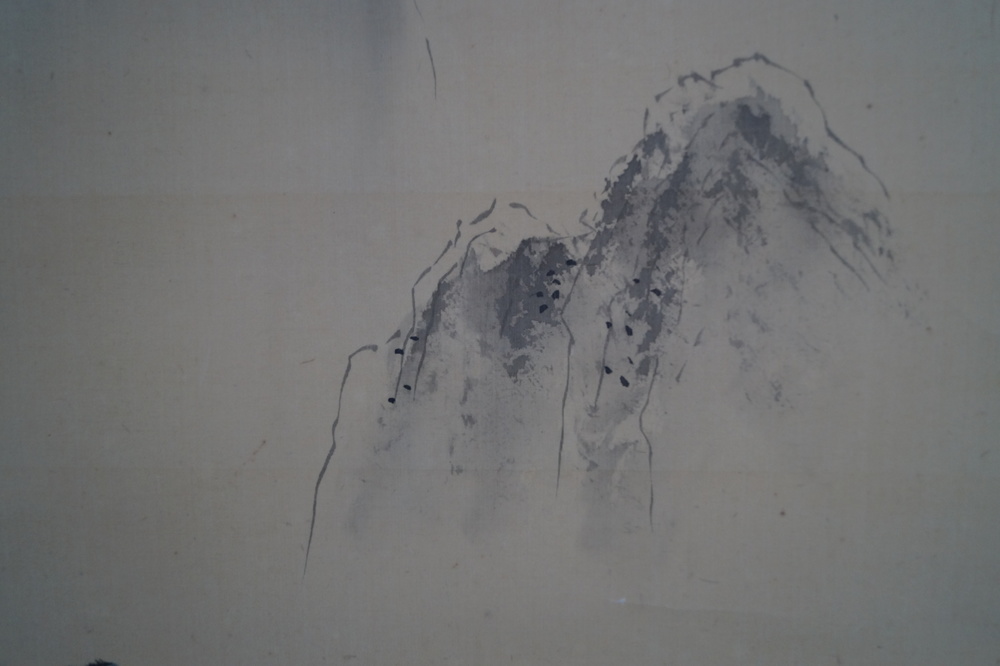 Kakejiku paesaggio montano idilliaco primo piano del paesaggio 2