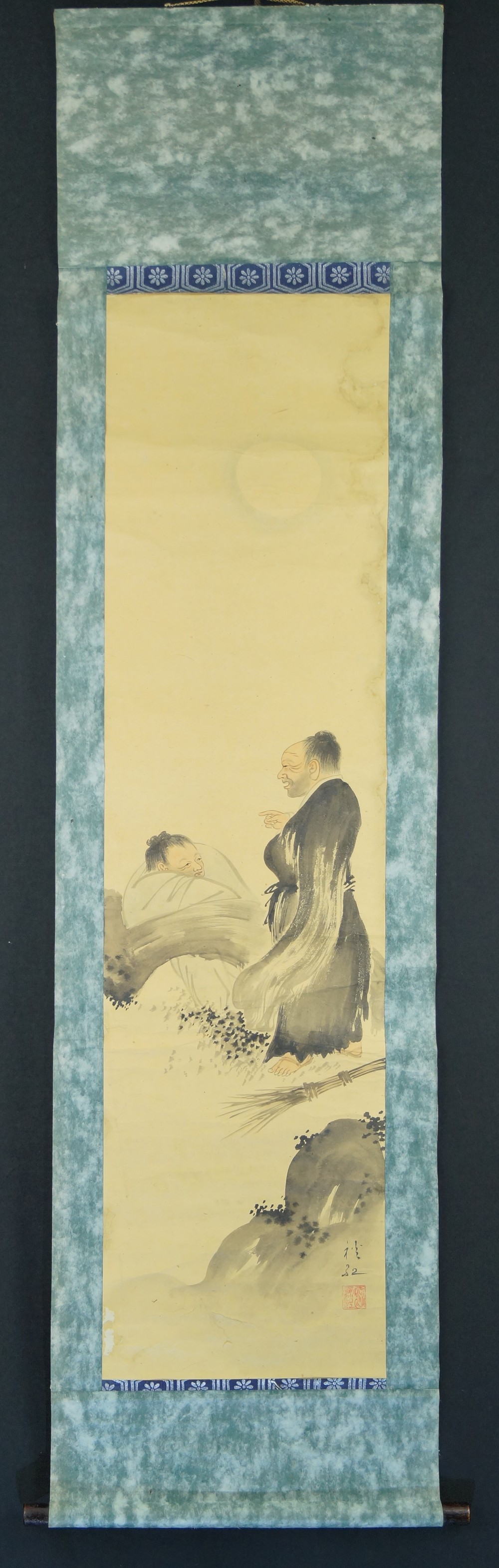 Nap While Working Hanging Scroll Full View