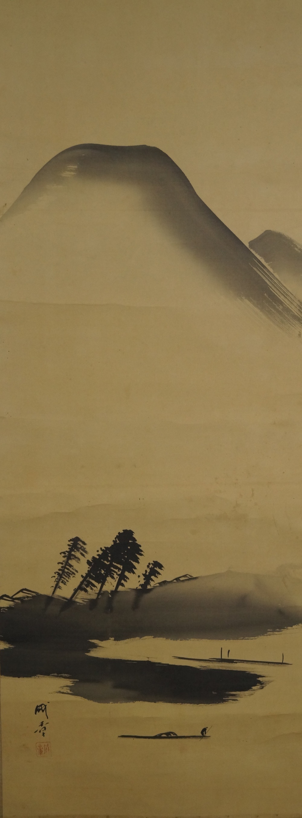 Mount Fuji Hanging Scroll Full Motif Without Mounting