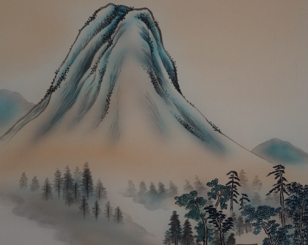 Kakejiku Paysage Motif gros plan 2